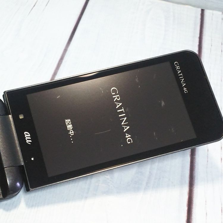 KYOCERA au GRATINA 4G BLACK KYF31  435