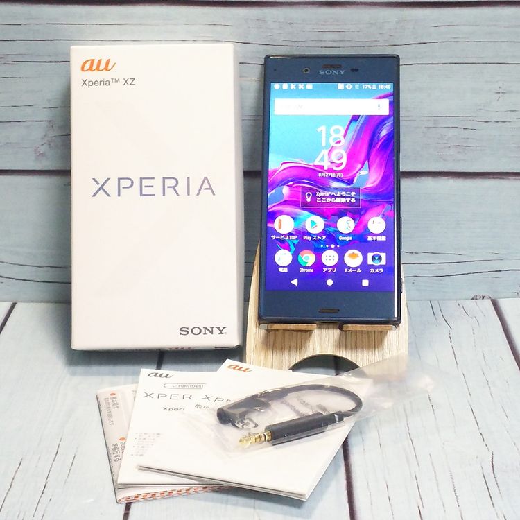 au Xperia XZ SOV34 Forest Blue �ե��쥹�ȥ֥롼  663