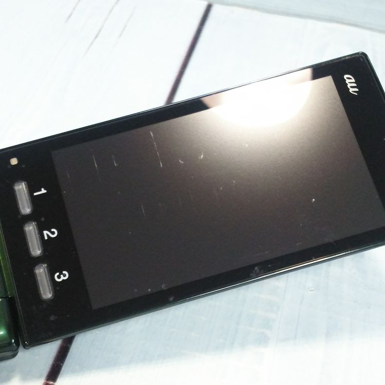 KYOCERA au KYF36 ���󤿤󥱡����� GREEN  365