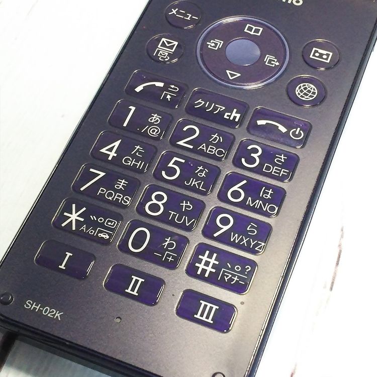 docomo SHARP �����쥹�������� SH-02K �֥롼�֥�å� �ͥ��ӡ�  769