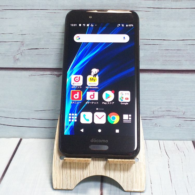 docomo AQUOS sense SH-01K ֥å Velvet Black  820