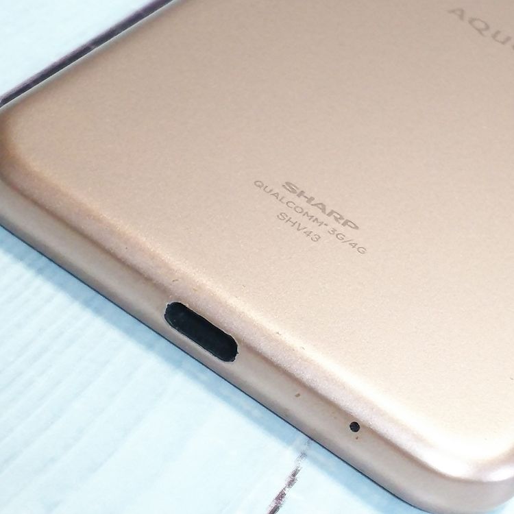 au AQUOS sense2 SHV43 Pink Gold ���åѡ�  191