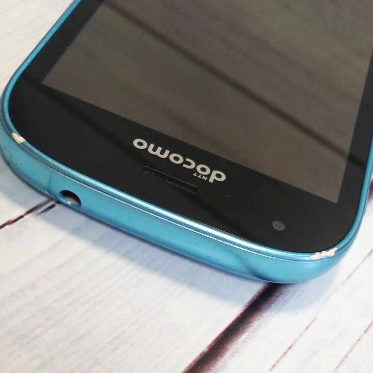 docomo �ٻ��� F-03K �餯�餯���ޡ��ȥե��� me blue �֥롼  112