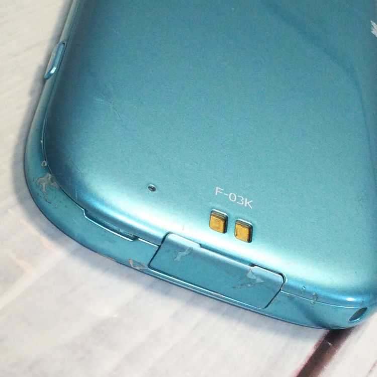 docomo �ٻ��� F-03K �餯�餯���ޡ��ȥե��� me blue �֥롼  762