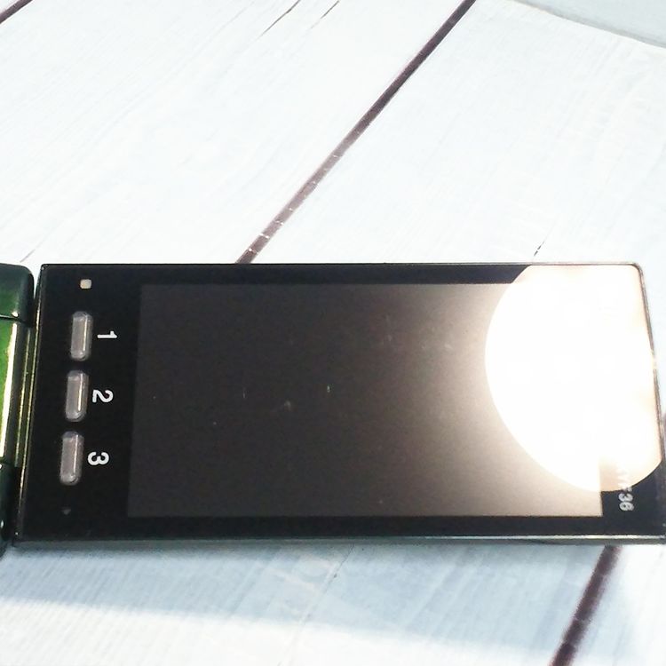 KYOCERA au KYF36 ���󤿤󥱡����� GREEN  874