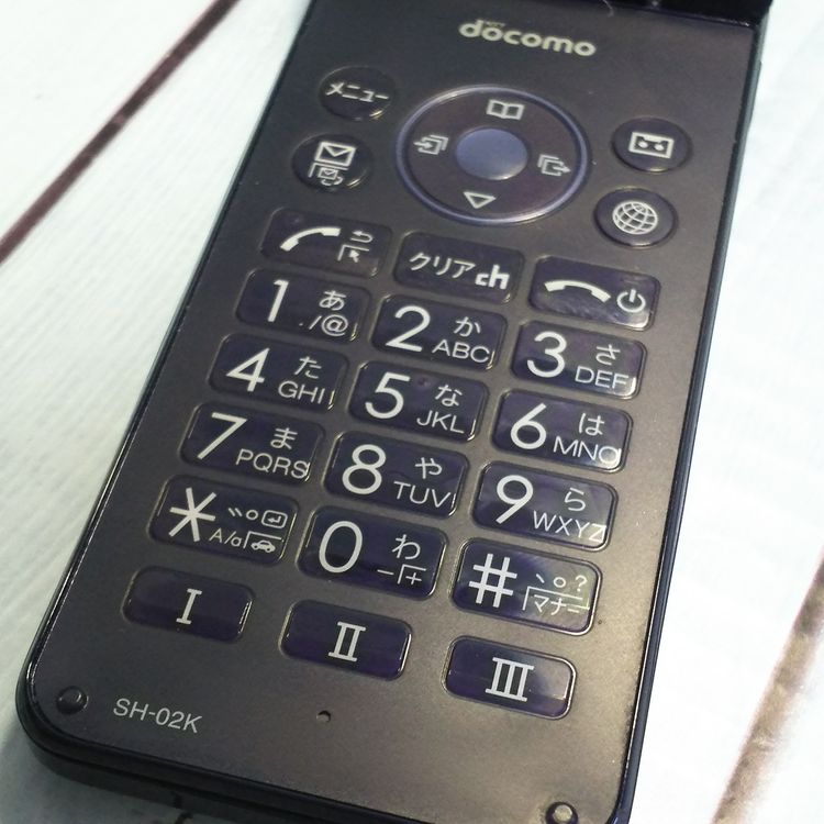 docomo SHARP �����쥹�������� SH-02K �֥롼�֥�å� �ͥ��ӡ�  325