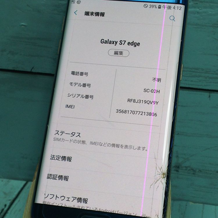 docomo Galaxy S7 edge SC-02H �֥롼 [������]  806