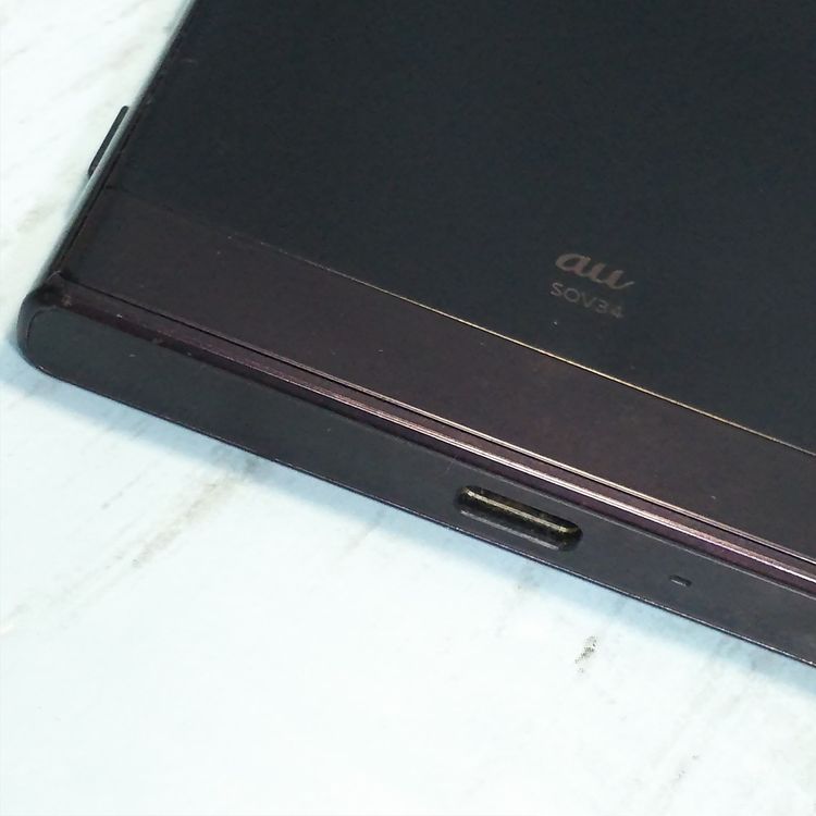 SONY Xperia XZ SOV34 au  �ߥͥ��֥�å� Black  048