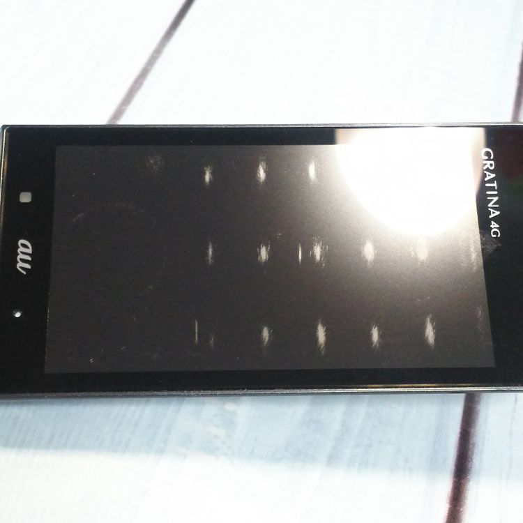 KYOCERA au GRATINA 4G BLACK KYF31  969