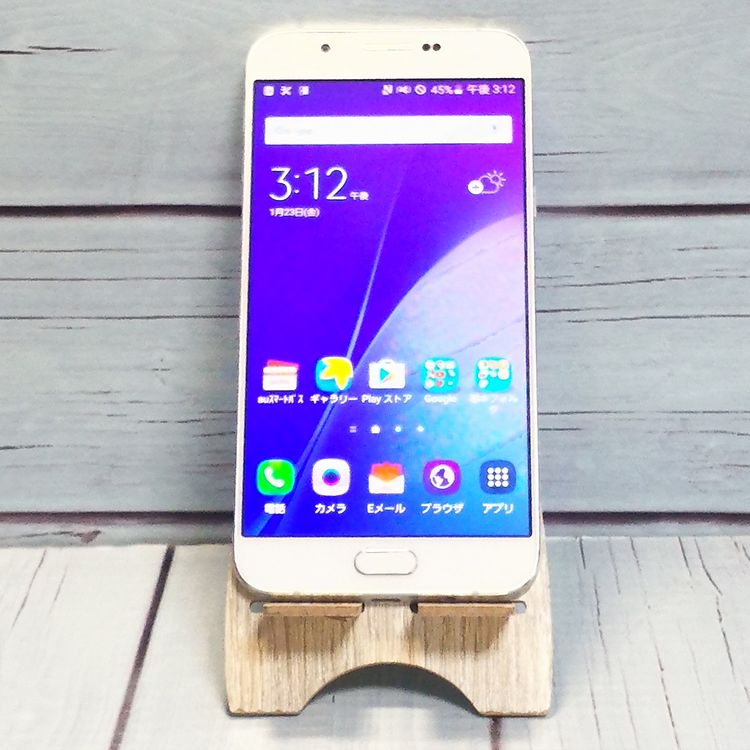 au Galaxy A8 SCV32 32GB �ۥ磻�� �����  053