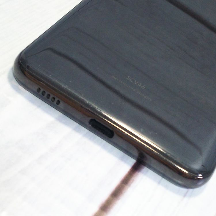 au Galaxy A20 SCV46 Black  825