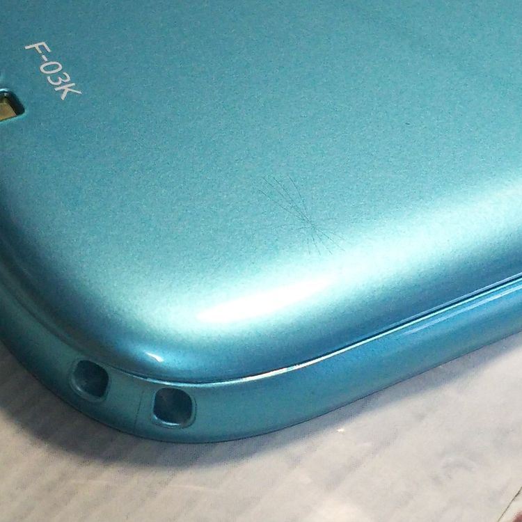 docomo �ٻ��� F-03K �餯�餯���ޡ��ȥե��� me blue �֥롼  501