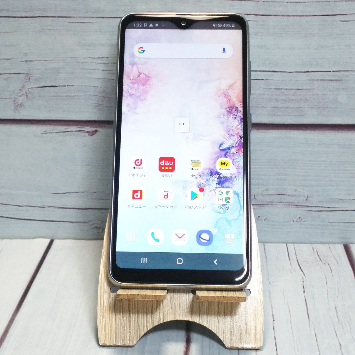 ムスビー｜docomo Galaxy A20 SC-02M ホワイト White 166【Galaxy A20 