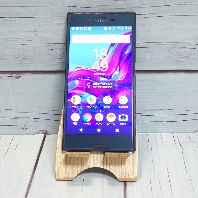 au Xperia XZ SOV34 Forest Blue �ե��쥹�ȥ֥롼  663