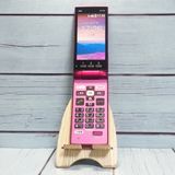 au 京セラ かんたんケータイ KYF38 ワインレッド 515