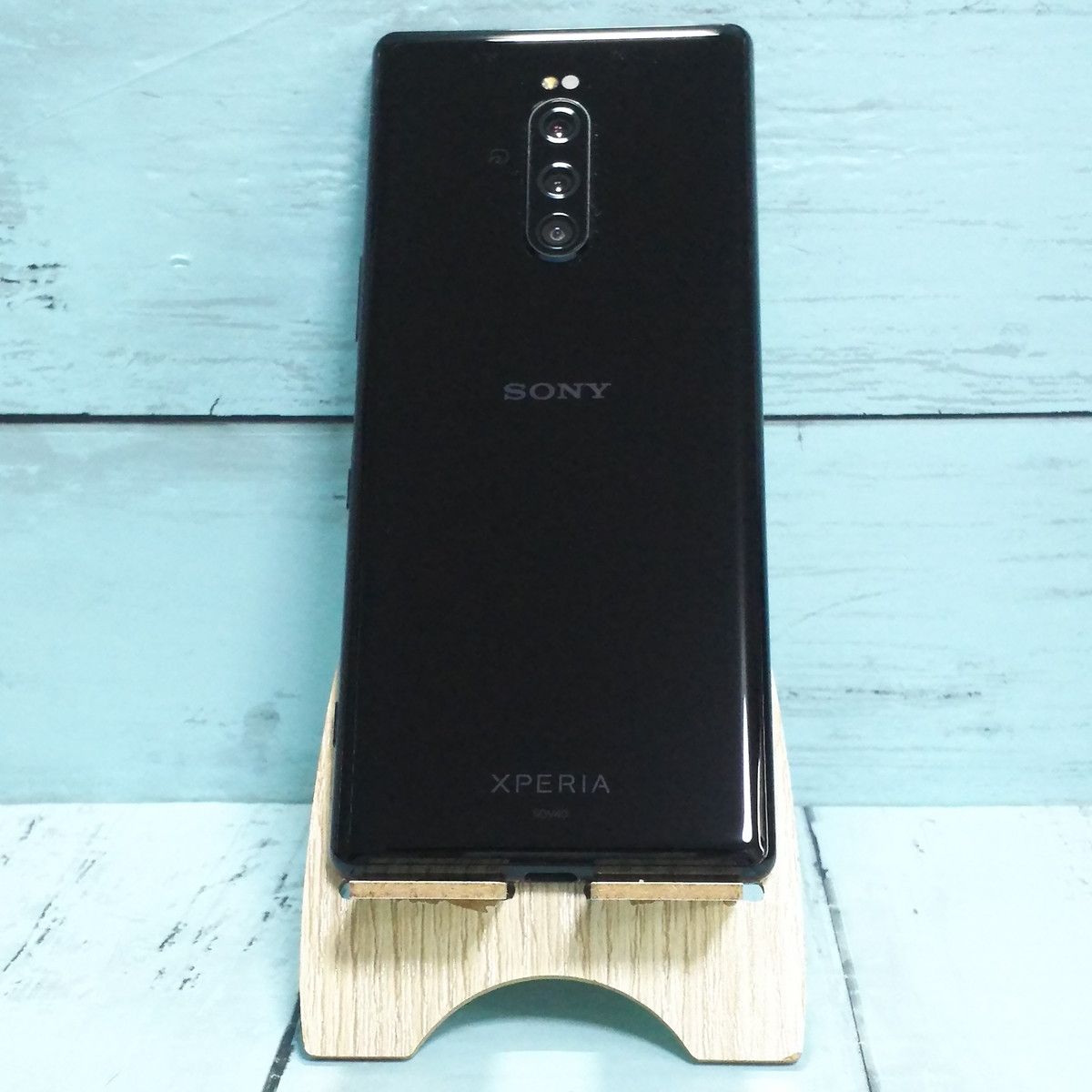ムスビー｜au SONY Xperia 1 SOV40 ブラック 美品 166【Xperia 1 SOV40 