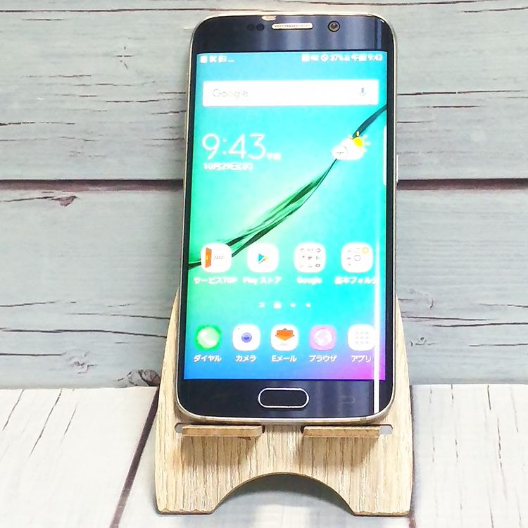 au Galaxy S6 edge SCV31 32GB Black Sapphire  265