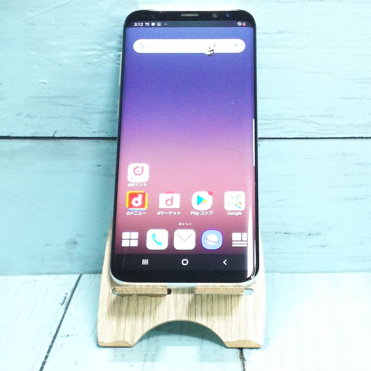 ムスビー｜docomo Galaxy S8+ SC-03J シルバー [訳あり] 993【Galaxy  