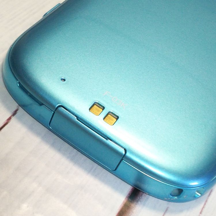 docomo �ٻ��� F-03K �餯�餯���ޡ��ȥե��� me blue �֥롼  112