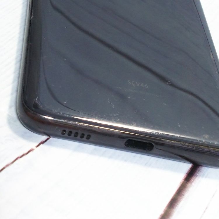 au Galaxy A20 SCV46 Black  742