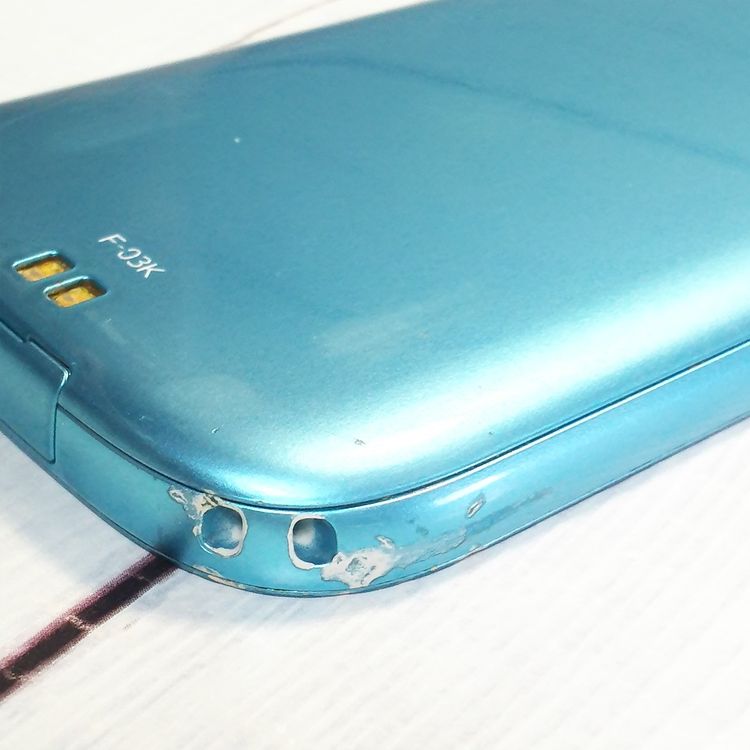 docomo �ٻ��� F-03K �餯�餯���ޡ��ȥե��� me blue �֥롼  616