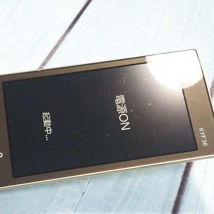 KYOCERA au KYF36 ���󤿤󥱡����� GOLD  429
