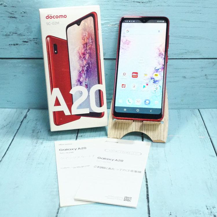 ムスビー｜docomo Galaxy A20 SC-02M レッド Red 120【Galaxy A20 SC 