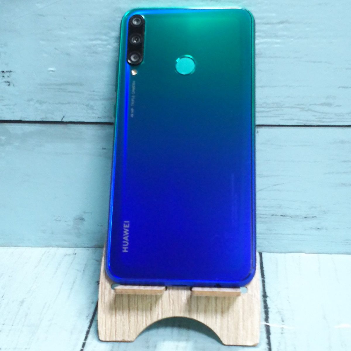 ムスビー｜HUAWEI P40 lite E オーロラブルー ART-L29N 722【HUAWEI 