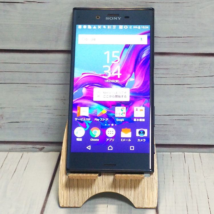 au Xperia XZ SOV34 Forest Blue �ե��쥹�ȥ֥롼  398