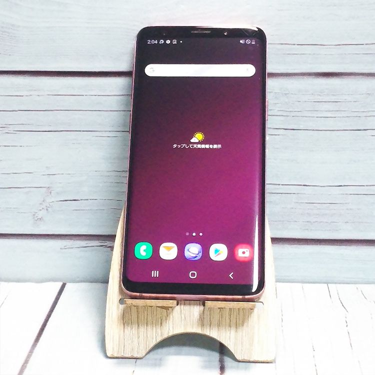 au SAMSUNG Galaxy S9 SCV38 Lilac Purple [������]  818
