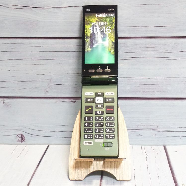 KYOCERA au KYF36 󤿤󥱡 GREEN  712