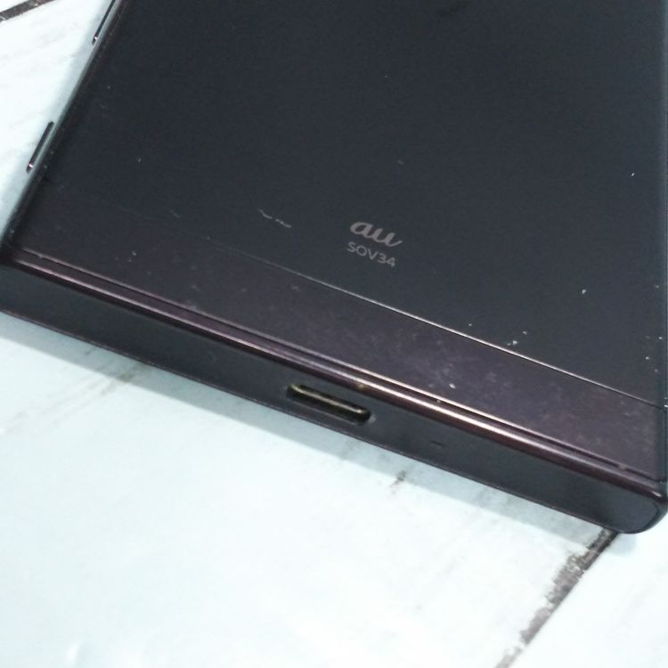 SONY Xperia XZ SOV34 au  �ߥͥ��֥�å� Black  053