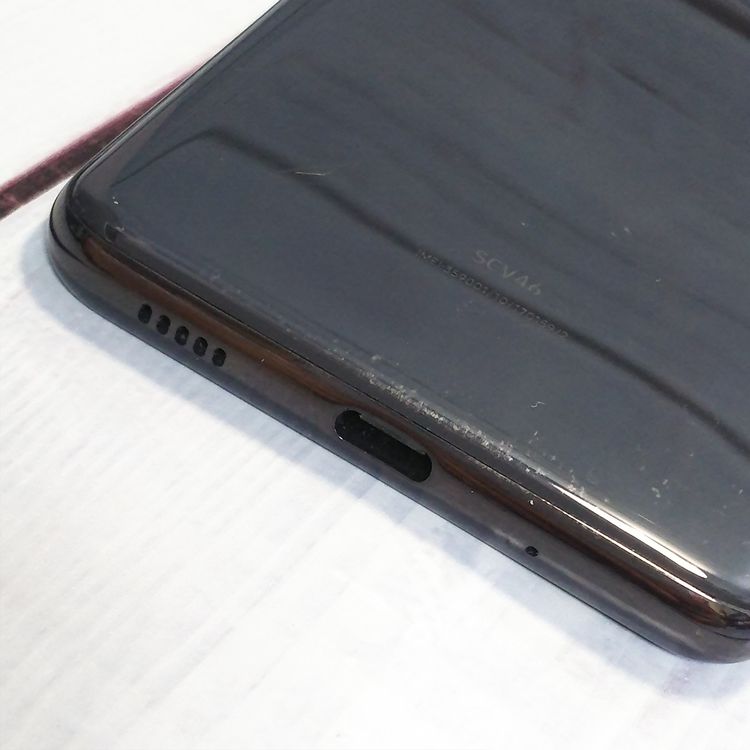 au Galaxy A20 SCV46 Black  592