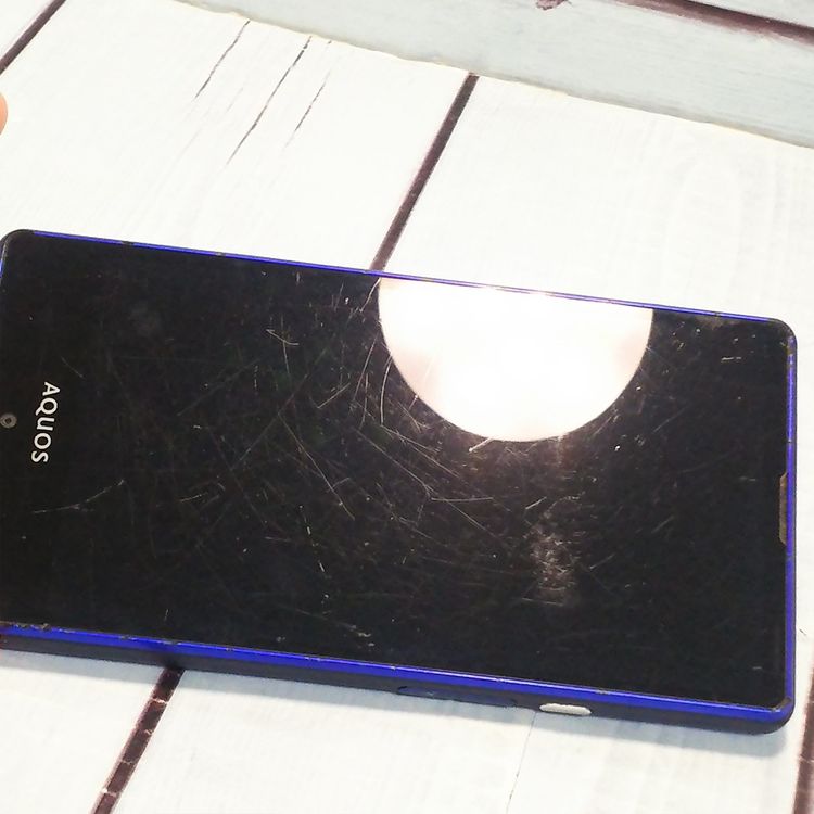 SHARP au AQUOS SERIE mini SHV33 ���ե����� �֥롼  588
