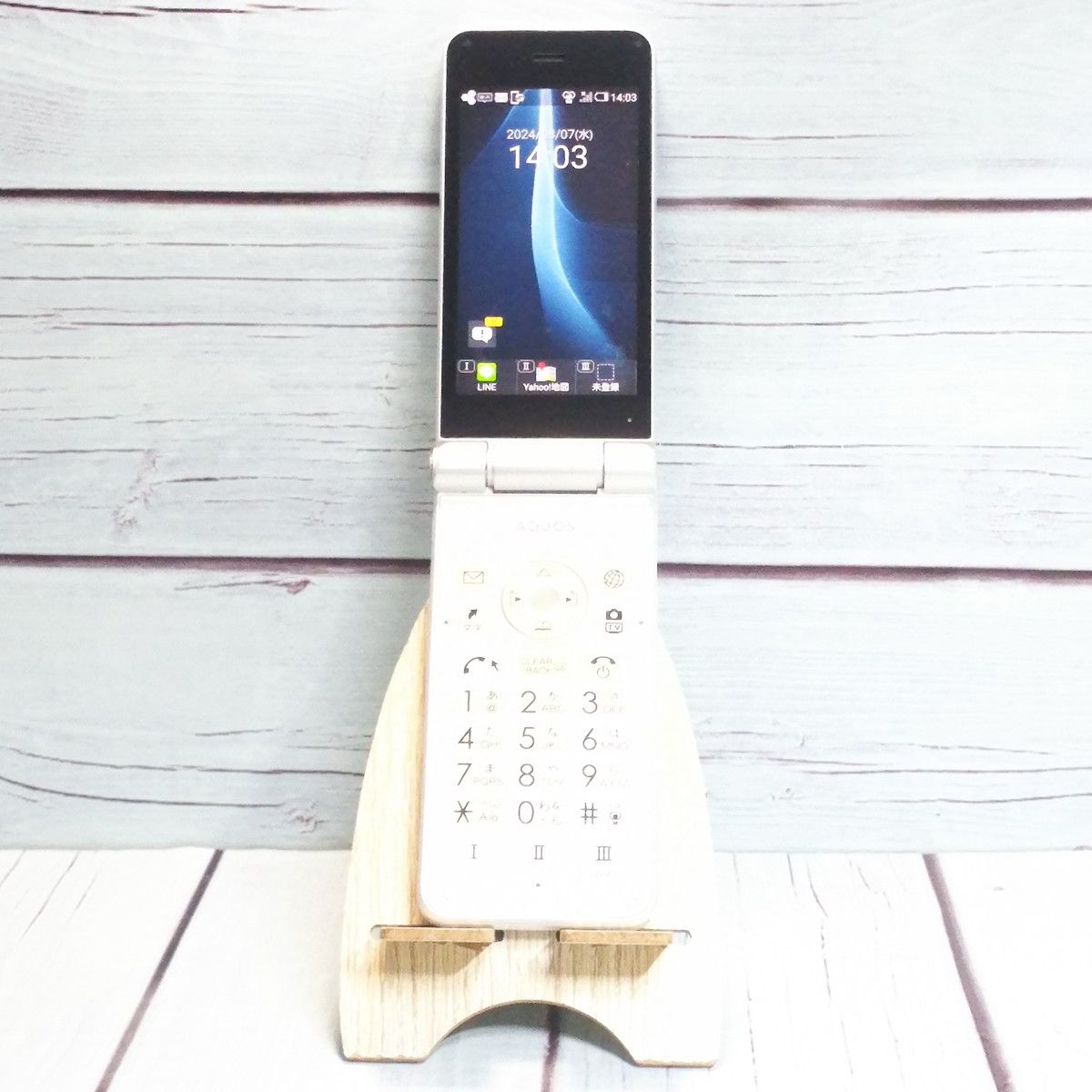 ムスビー｜Softbank 601SH AQUOS ケータイ2 WHITE ホワイト 547【AQUOS 