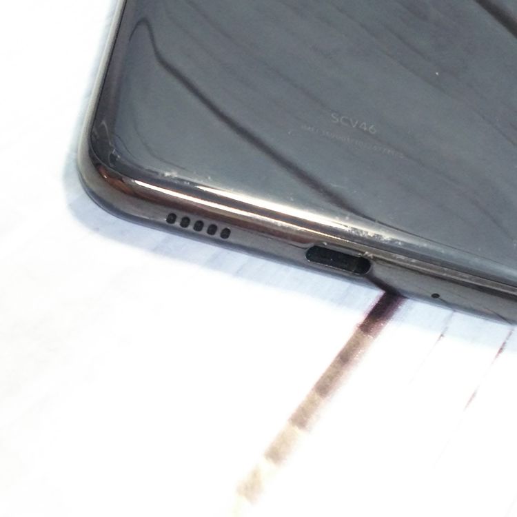 au Galaxy A20 SCV46 Black  713