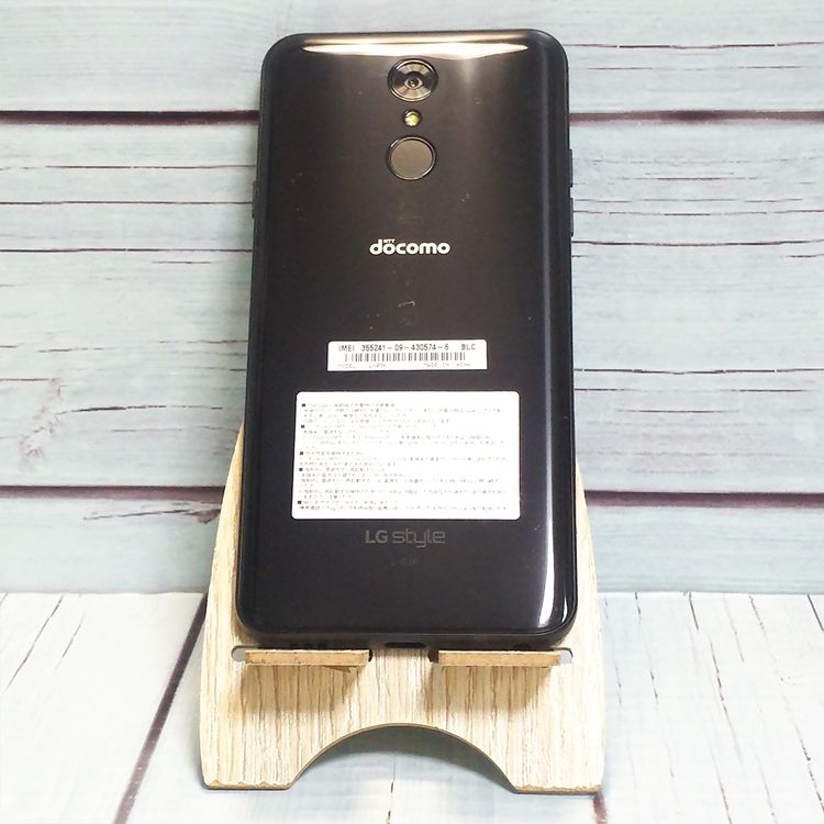 docomo LG style L-03K Black �֥�å�  746