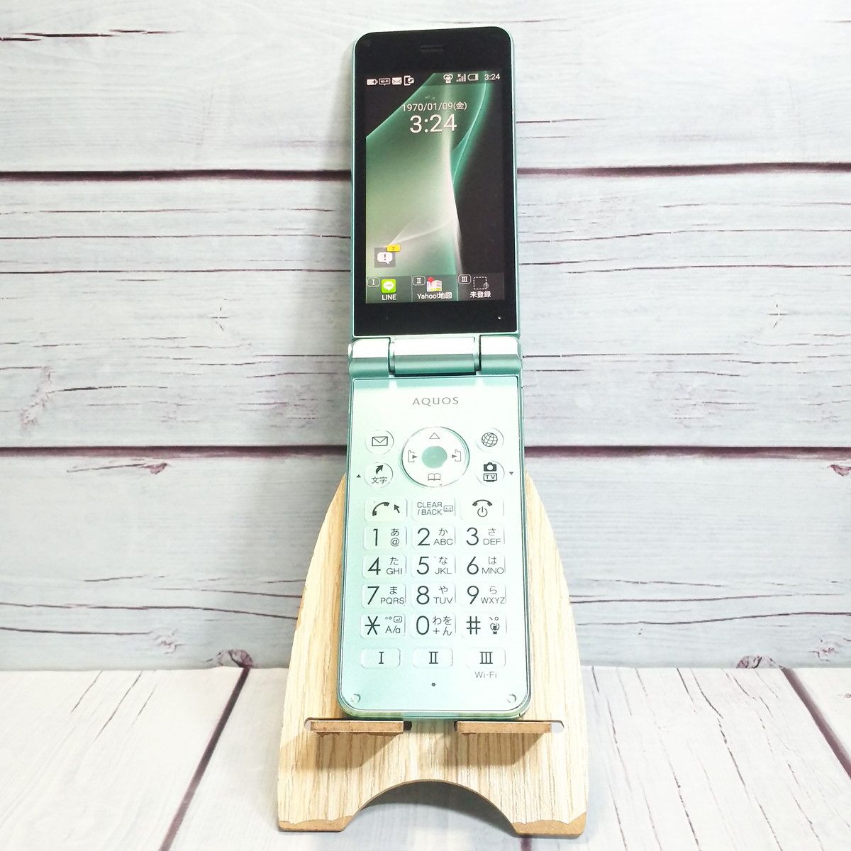ムスビー｜Softbank 601SH AQUOS ケータイ2 ライトグリーン [訳あり 