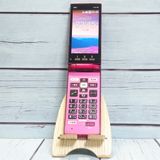 au 京セラ かんたんケータイ KYF38 ワインレッド 111