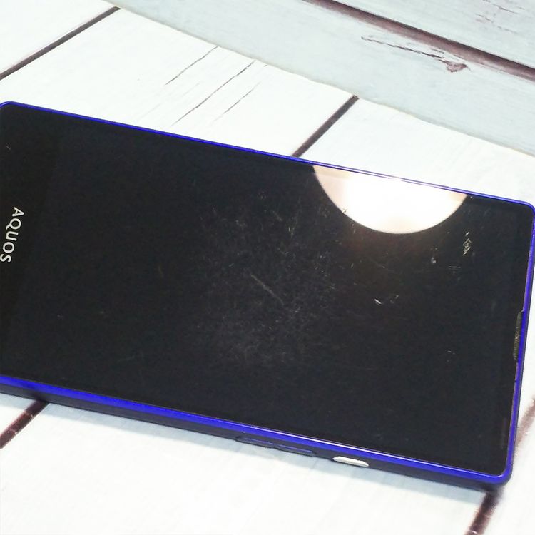 SHARP au AQUOS SERIE mini SHV33 ���ե����� �֥롼  691