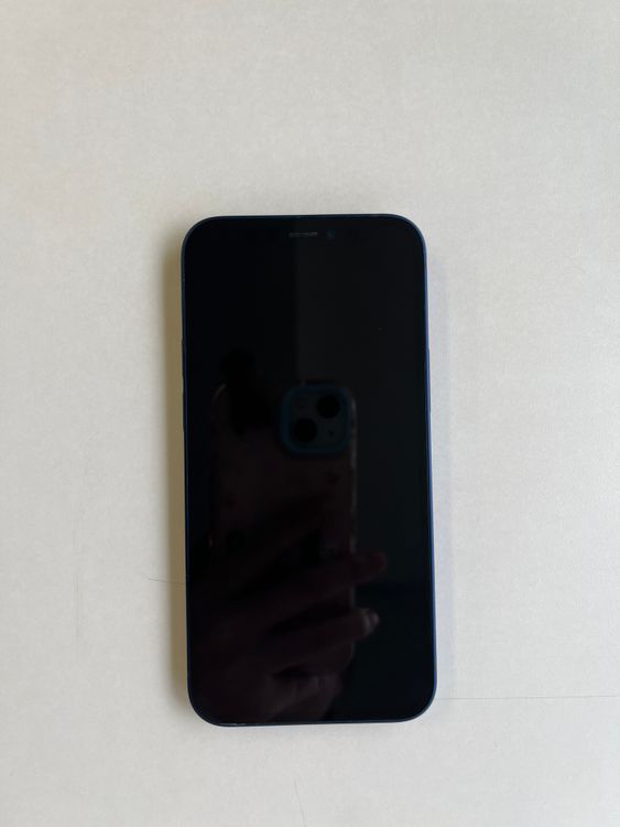 ���� iPhone 12 mini 64GB �֥롼 �Хåƥ꡼100% - 9154
