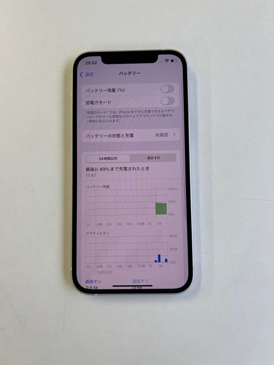 iPhone 12 128GB ۥ磻 Хåƥ꡼100% MGHV3J/A - 4790