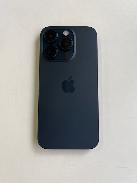 ���� iPhone 15 Pro 128GB �֥롼�����˥��� �Хåƥ꡼100% - 1637