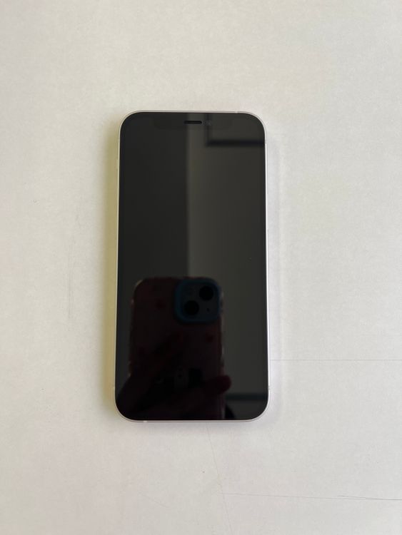 ���� iPhone 12 mini 64GB �ۥ磻�� �Хåƥ꡼100% - 7488
