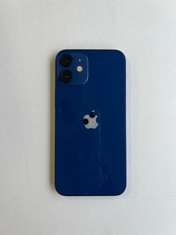 ���� iPhone 12 mini 64GB �֥롼 �Хåƥ꡼100% - 4734