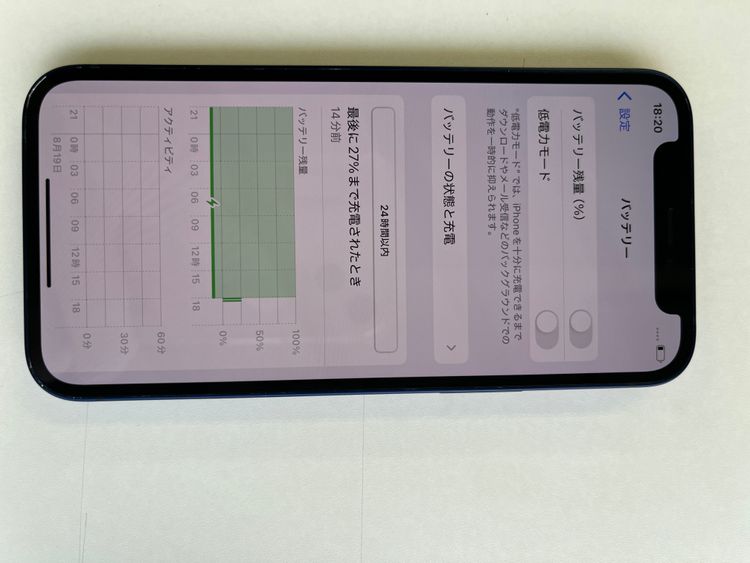  iPhone 12 mini 128GB ֥롼 Хåƥ꡼100% MGDP3J/A
