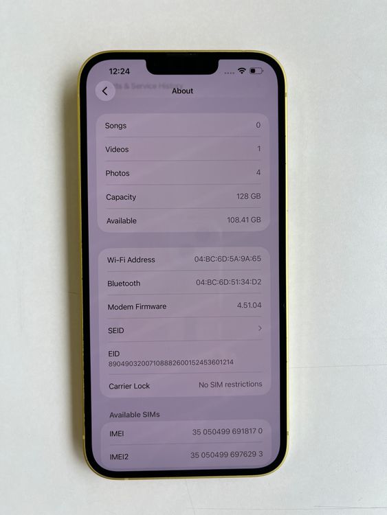 iPhone 14 Plus 128GB �������� �Хåƥ꡼83% MR603J/A - 8170