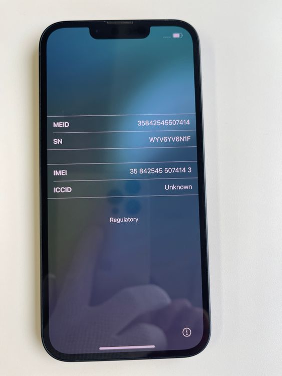 iPhone13 128GB ߥåɥʥ Хåƥ꡼88% MLNC3J/A 074143