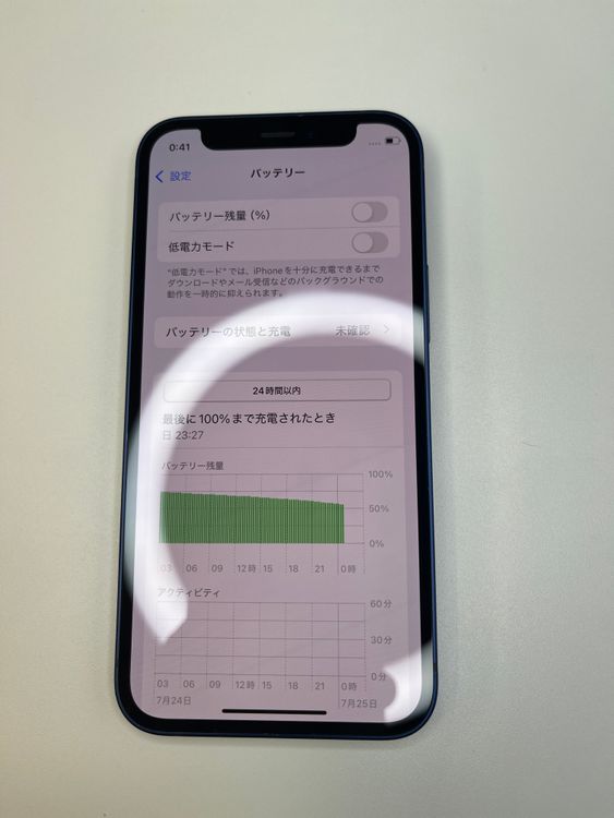  iPhone12 mini 64GB ֥롼 pin100% MGAP3J/A - 11828