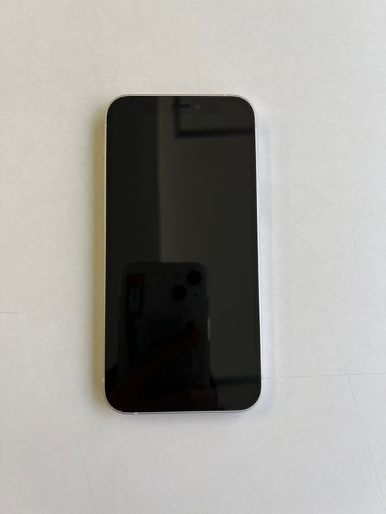 ���� iPhone 12 mini 64GB �ۥ磻�� �Хåƥ꡼100% - 7242